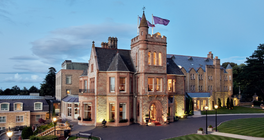 Culloden Estate and Spa, Cultra at dusk